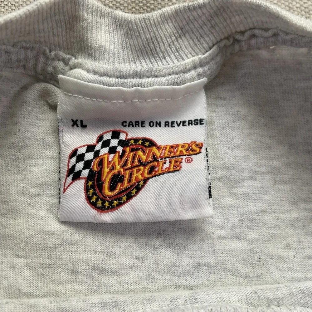 Dale Earnhardt Shirt Mens XL Winner's Circle Nascar Y2k 90s Gray‎ Cotton Vintage